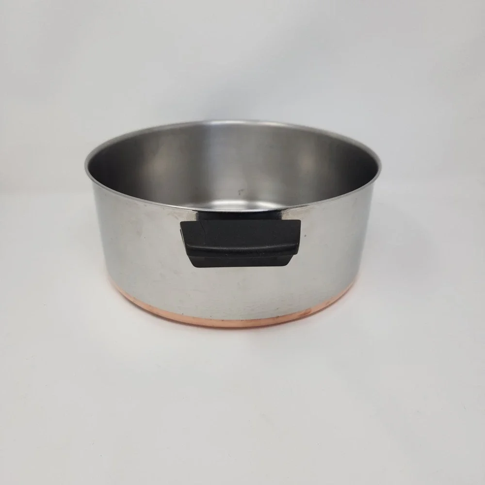 Vintage Revere‎ Ware Copper Clad Bottom 3-quart Pot Pan